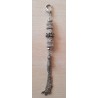 Schmuckanhänger mit Strassperlen schwarz/weiss