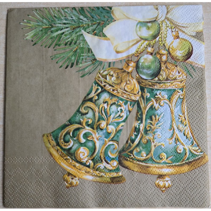 Serviette Weihnachts Glocken