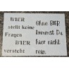 Schablone " Bier stellt keine Fragen..."