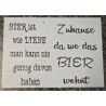 Schablone " Bier ist wie Liebe ..."