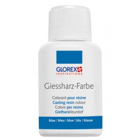 Giessharz Farbe blau