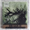 Servietten-Halter Rufender Hirsch/dunkle Schoko Eiche