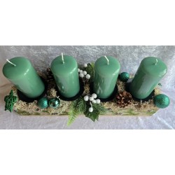 Adventsgesteck grün