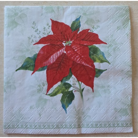 Serviette Roter Weihnachts Stern
