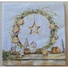 Serviette Weihnachts Deko mit Stern