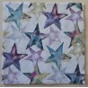 Serviette Bunte Sterne