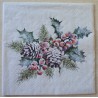 Serviette Tannenzweig/Tannenzapfen