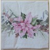 Serviette Rosa Weihnachts Stern