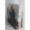 Servietten-Halter Huhn Schoko Eiche