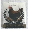 Servietten-Halter Huhn Geräuchte Eiche