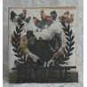 Servietten-Halter Huhn Geräuchte Eiche