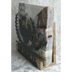Servietten-Halter Huhn Eiche