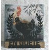 Servietten-Halter Huhn Eiche