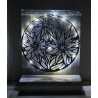 Schild stehend Edelweiss mit LEDs