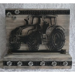 Schild stehend Traktor mit LEDs