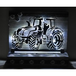 Schild stehend Traktor mit LEDs