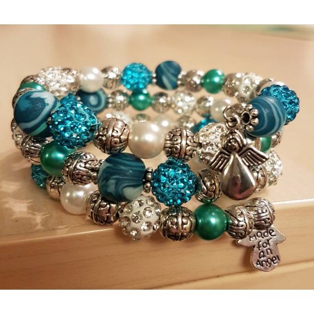 Wickelarmband türkis
