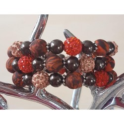 Wickelarmband braun