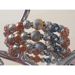 Wickelarmband lachs