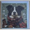 Karte Weihnachts Hund 34