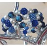 Wickelarmband blau