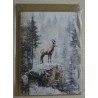 Karte Weiblicher Steinbock/Winterwald