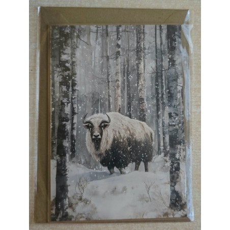 Karte Weisser Bison/Winterwald