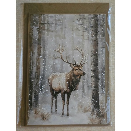 Karte Hirsch 1 /Winterwald