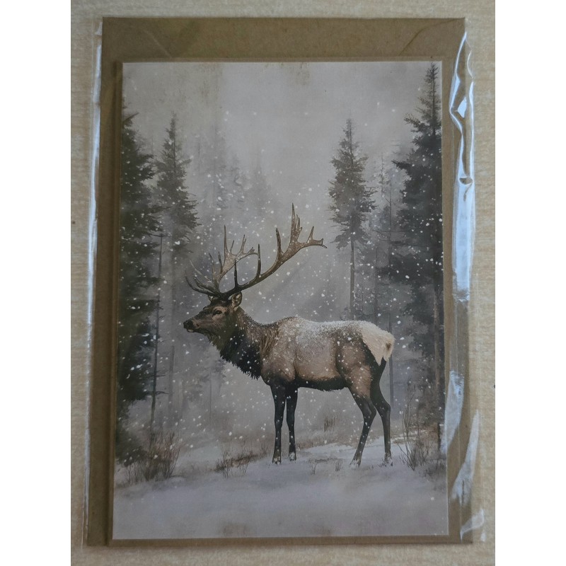 Karte Hirsch 2 /Winterwald