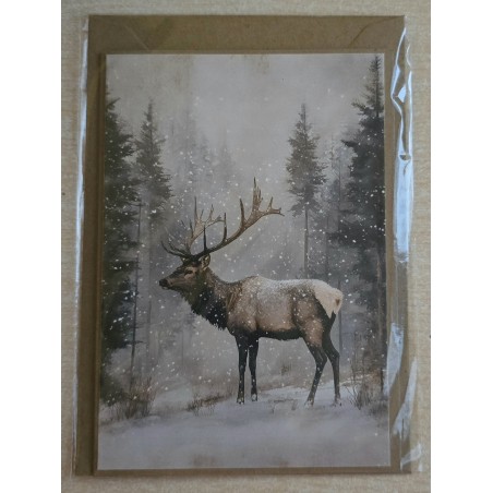 Karte Hirsch 2 /Winterwald