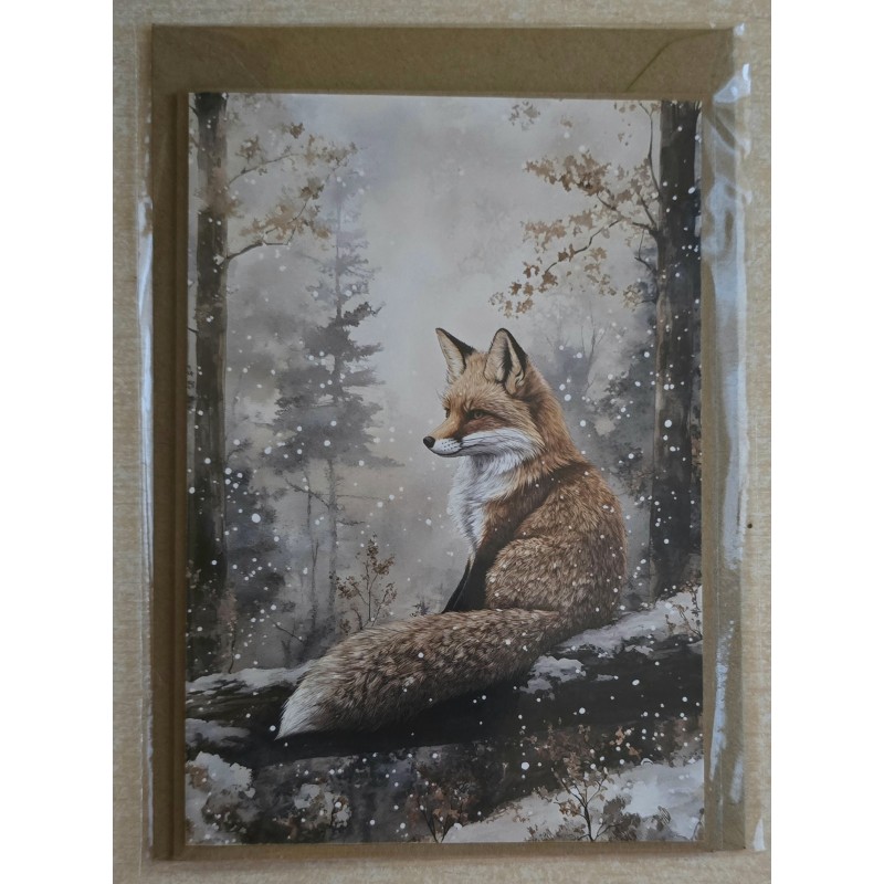 Karte Fuchs/Winterwald