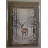 Karte Hirsch im Winterwald 7
