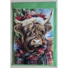 Karte Winter-Weihnachts Hochlandrind 7
