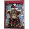 Karte Winter-Weihnachts Hochlandrind 18