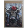 Karte Winter-Weihnachts Hochlandrind 25