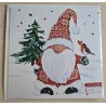 Karte Wichtel/Vogel/Tannenbaum