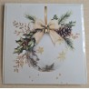 Karte Weihnachtskugel weiss