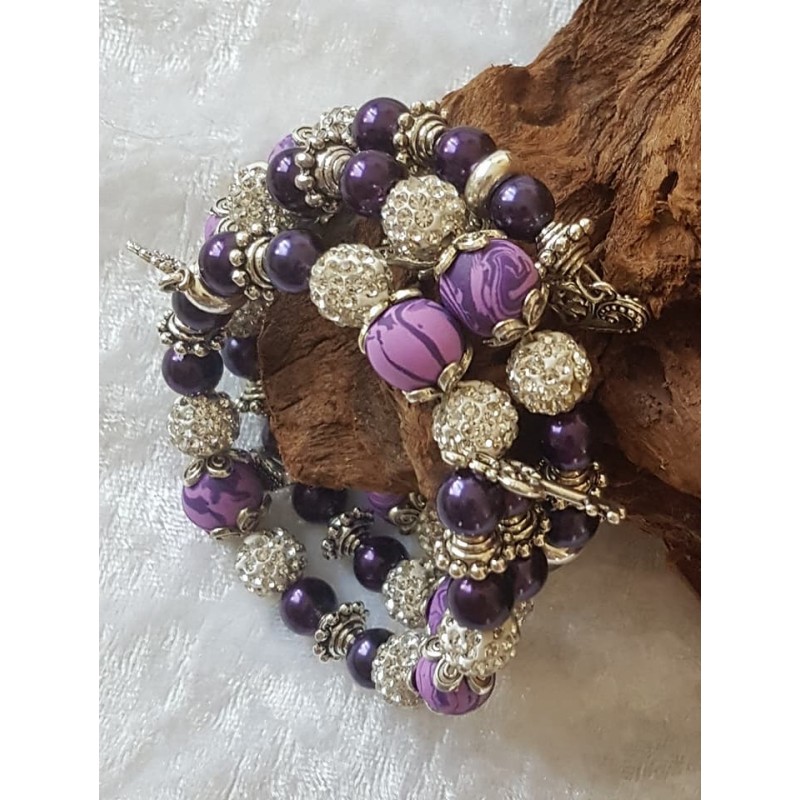 Wickelarmband violette