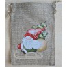 Geschenk Jute Beutel Wichtel rot 2