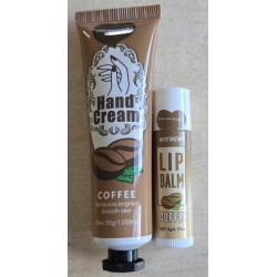 Handcreme und Lippenbalsam Set Coffee