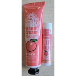 Handcreme und Lippenbalsam Set Peach