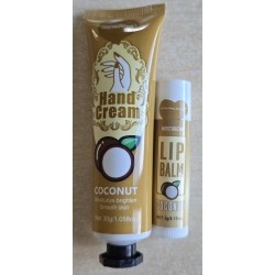 Handcreme und Lippenbalsam Set Coconut