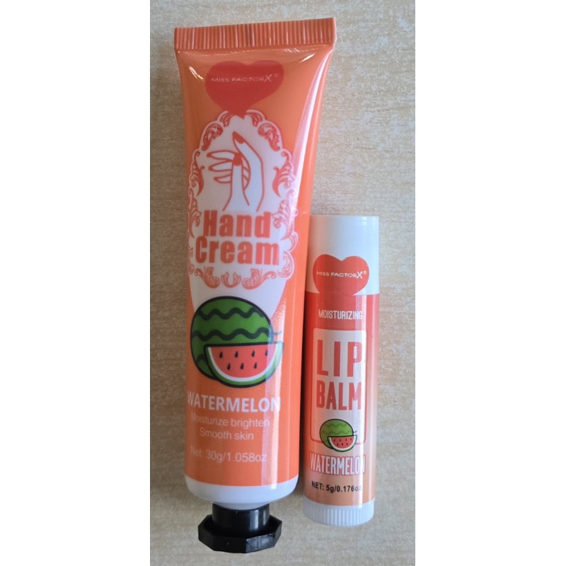 Handcreme und Lippenbalsam Set Watermelon
