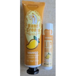 Handcreme und Lippenbalsam Set Mango