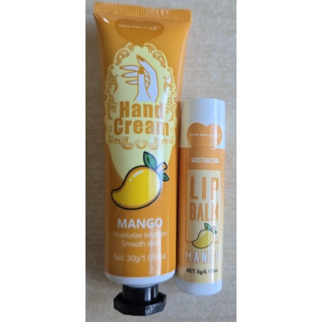 Handcreme und Lippenbalsam Set Mango