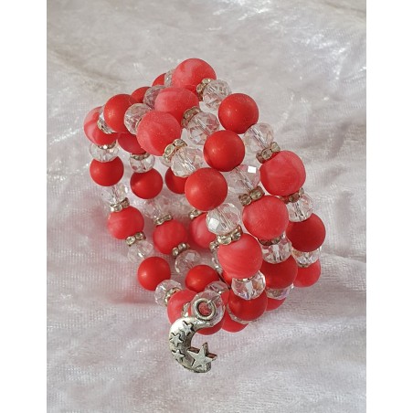 Wickelarmband coralle
