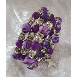 Wickelarmband violette