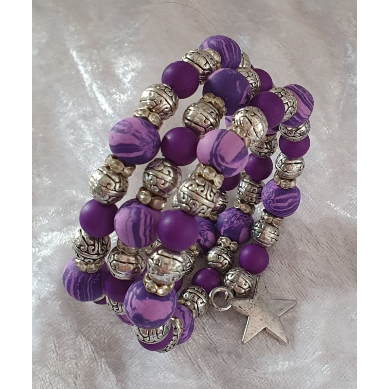 Wickelarmband violette