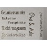 Schablone Gedankensammler