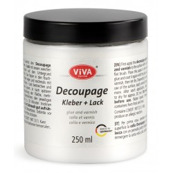 Decoupage Kleber und Lack 250 ml transparent